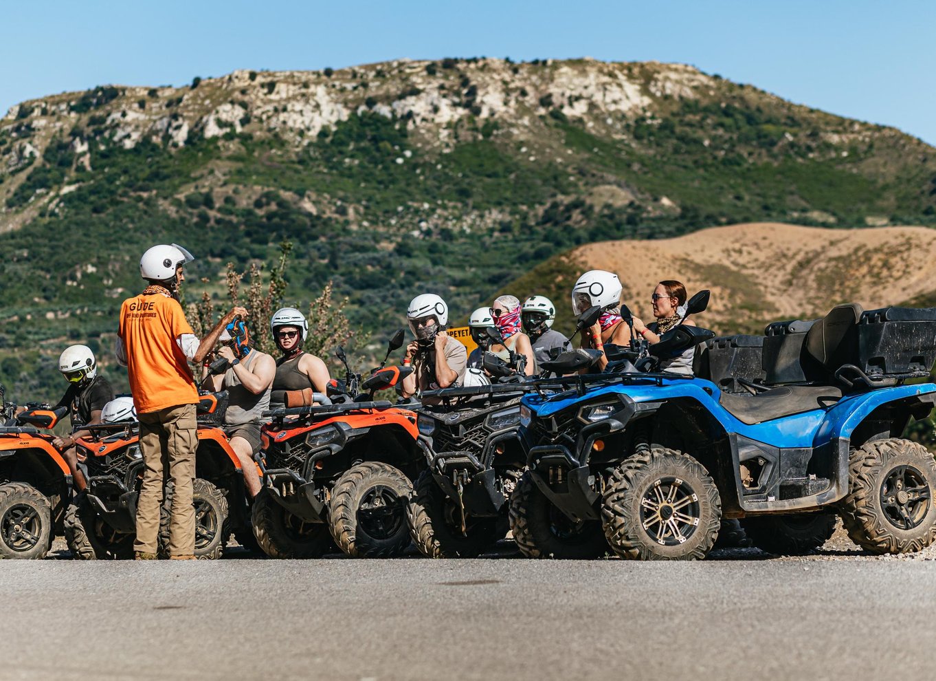 Fra Rethymno: Halvdags quad bike-safari