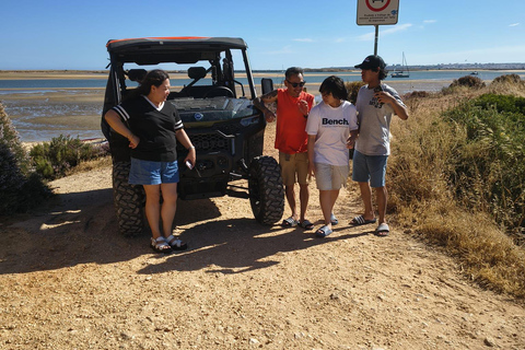 Guided buggy Passenger tour Alvor Ria wetlands