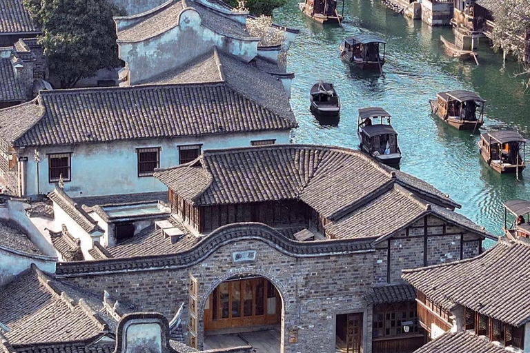 From Hangzhou: Wuzhen Water Town Tour with Riverside Essence Guide for other languages