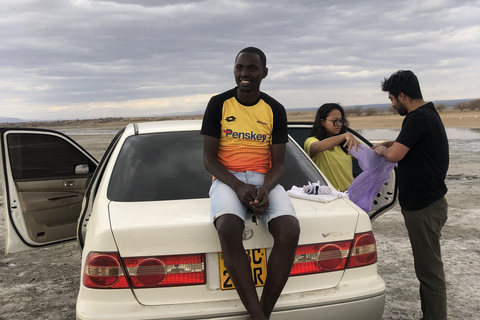 Nairobi: Excursión de un día al Lago Magadi con experiencia en campo de tiro