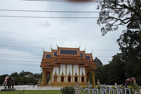 Phang Nga/Khao Lak: 2 Temples and Rainbow Waterfall Tour