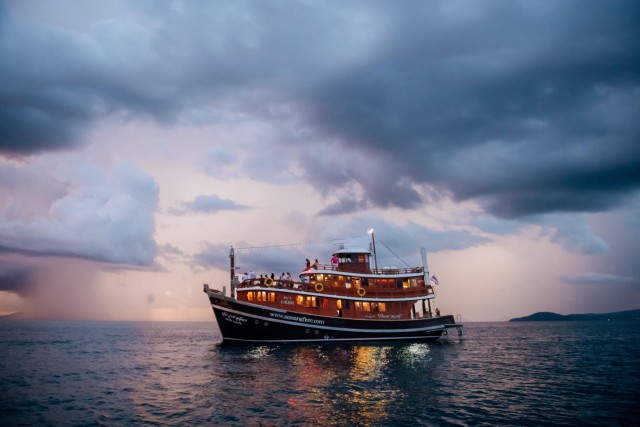 Visit Motor Yacht Lalida: Romantic Sunset Dinner Cruise in Krabi in Krabi, Thailand