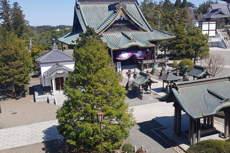 NARITA : Visite à pied, rue Omotesando, temple Narita-san