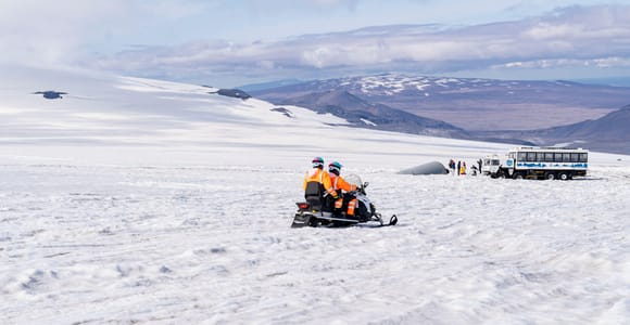 Into the Glacier: Snowmobile + Langjökull Ice Tunnel Combo
