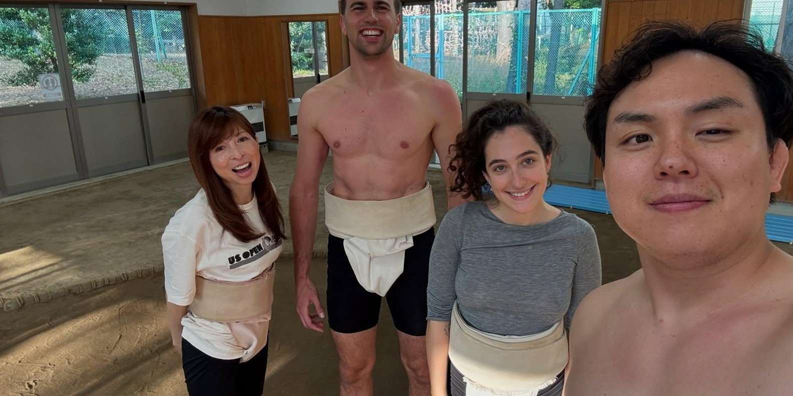 Sumo training at Amita Dojo Tokyo — real keiko at clay dohyo — image 7