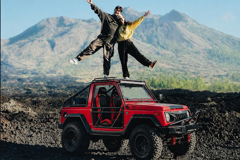 MOST POPULAR: Mount Batur Sunrise Jeep & Black Lava Tour Hot Spring Ticket Only
