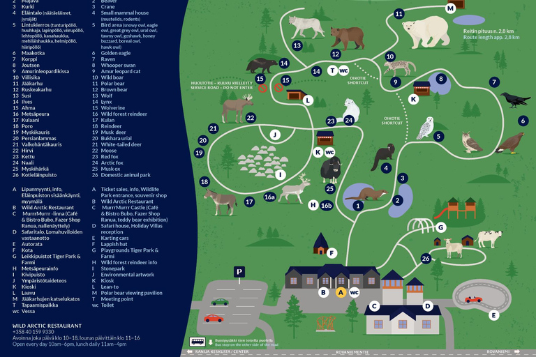 Rovaniemi: Ranua Zoo Tickets & Transportation. 4 people Rovaniemi: Ranua Zoo Tickets and Transportation. PETS