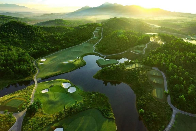 Ba Na Hill With Golden Hand Bridge