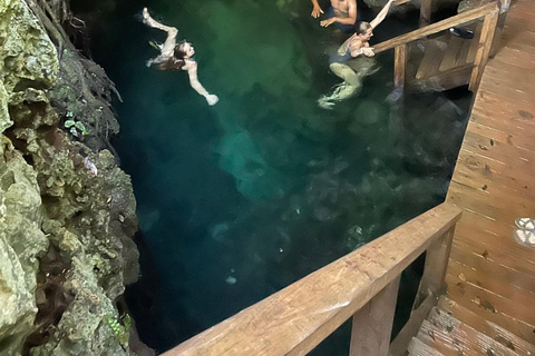Diepe grotten in Cabarete met rondleiding en zwemmen