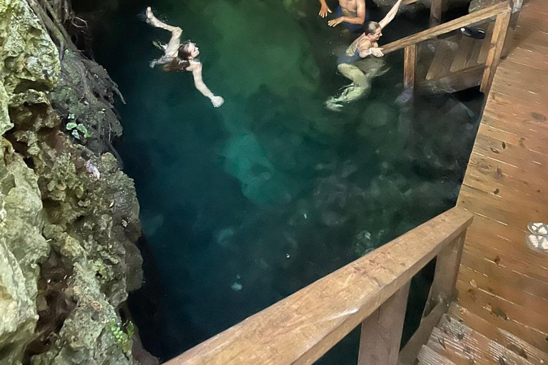 Diepe grotten in Cabarete met rondleiding en zwemmen