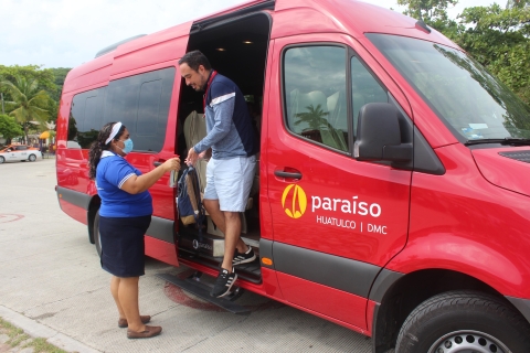 Huatulco: Gemeinsamer Hin- und Rücktransfer zum Flughafen