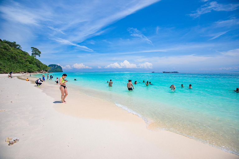 Phi Phi: Passeio de 4 horas em bambu e Phi Phi em barco particular de cauda longa11 a 15 pessoas