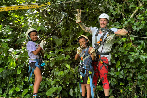 Port Vila: Zipline, Tanna Coffee Factory & Island Tour