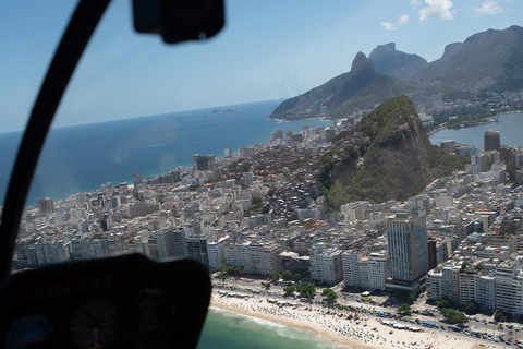 Rio de Janeiro: Wycieczka helikopterem z transferem do hotelu