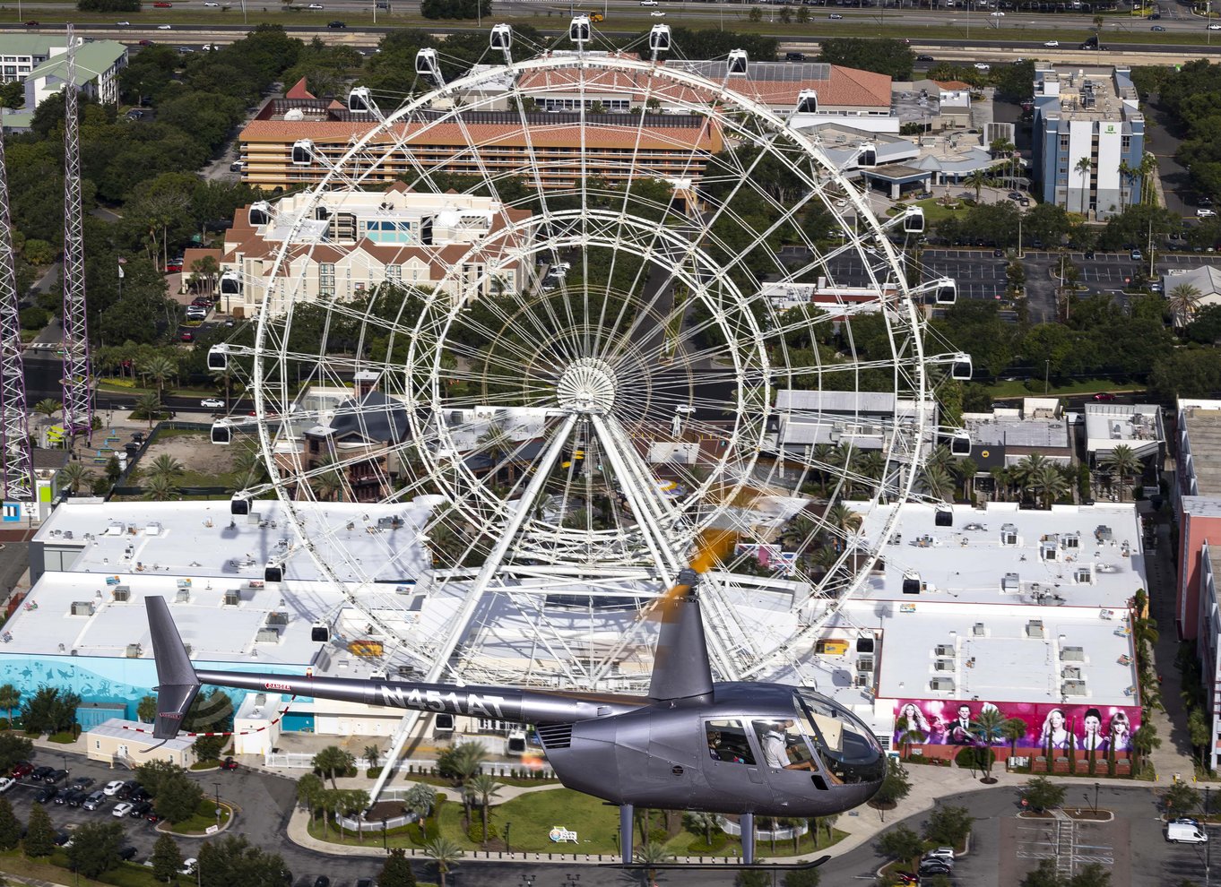 Orlando: Helikoptertur med kommentarer over forlystelsesparker