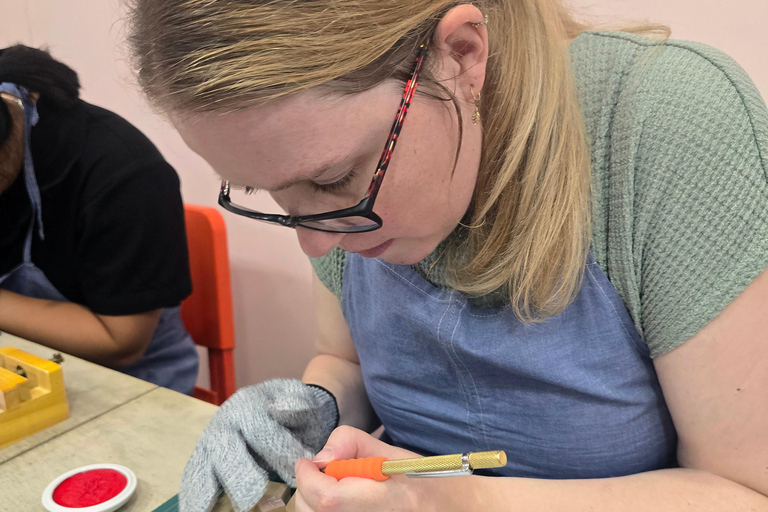 Seoul: Hand-Engraved Stone Seal Workshop in Korean Alphabet