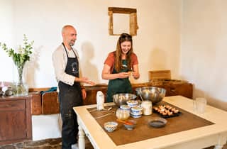 Von Siena aus: Pizza- und Gelato-Kochkurs