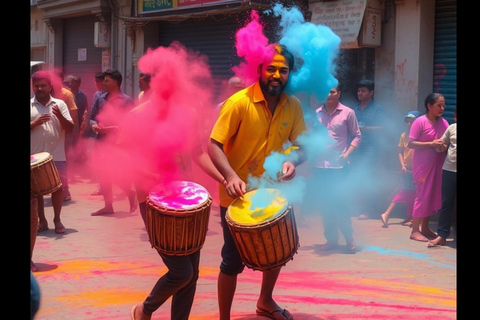 Kathmandu: Holi 2025 Tour with Colorful Street Parties