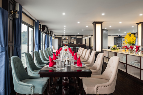 Amanda Pearl Cruise - Ha Long & Lan Ha Bay Multi-Day Cruise Departing at Ha Long (Check-in at 11:00 AM)