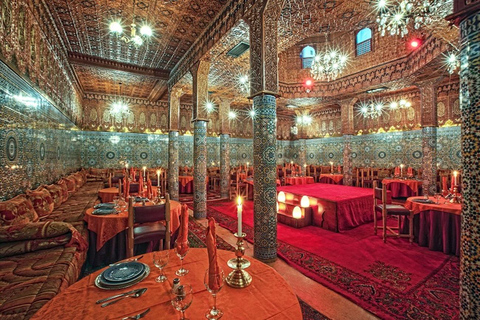 Marrakech: Cena espectáculo en el restaurante Dar EssalamMenú 1