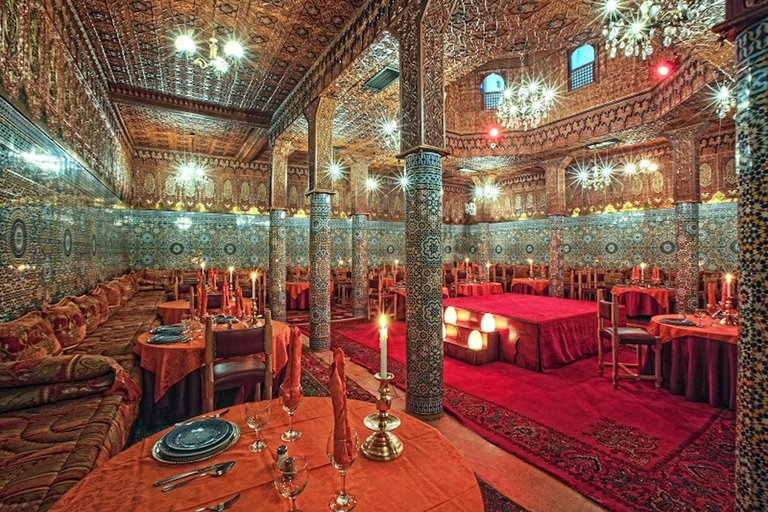 Marrakech: Cena espectáculo en el restaurante Dar EssalamMenú 1