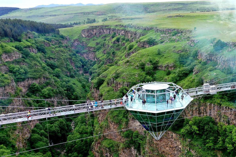 Tbilisi: Dashbashi Canyon, Diamond Bridge, Asureti village