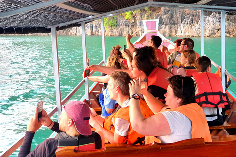 Khao Sok: Overnight Raft House Cheow Lan Lake & Coral Cave Option 1: Join Trip Raft House with Fan & *Shared Bathroom