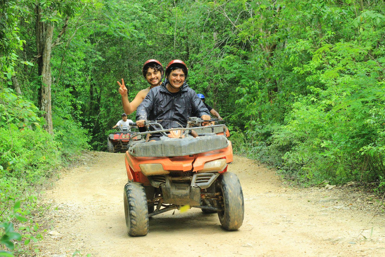 Playa del Carmen: Wycieczka ATV, Zipline i Cenote Adventure Tour