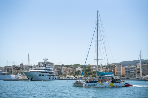 Depuis Palma : croisière de 5 h en catamaranCroisière avec point de rencontre