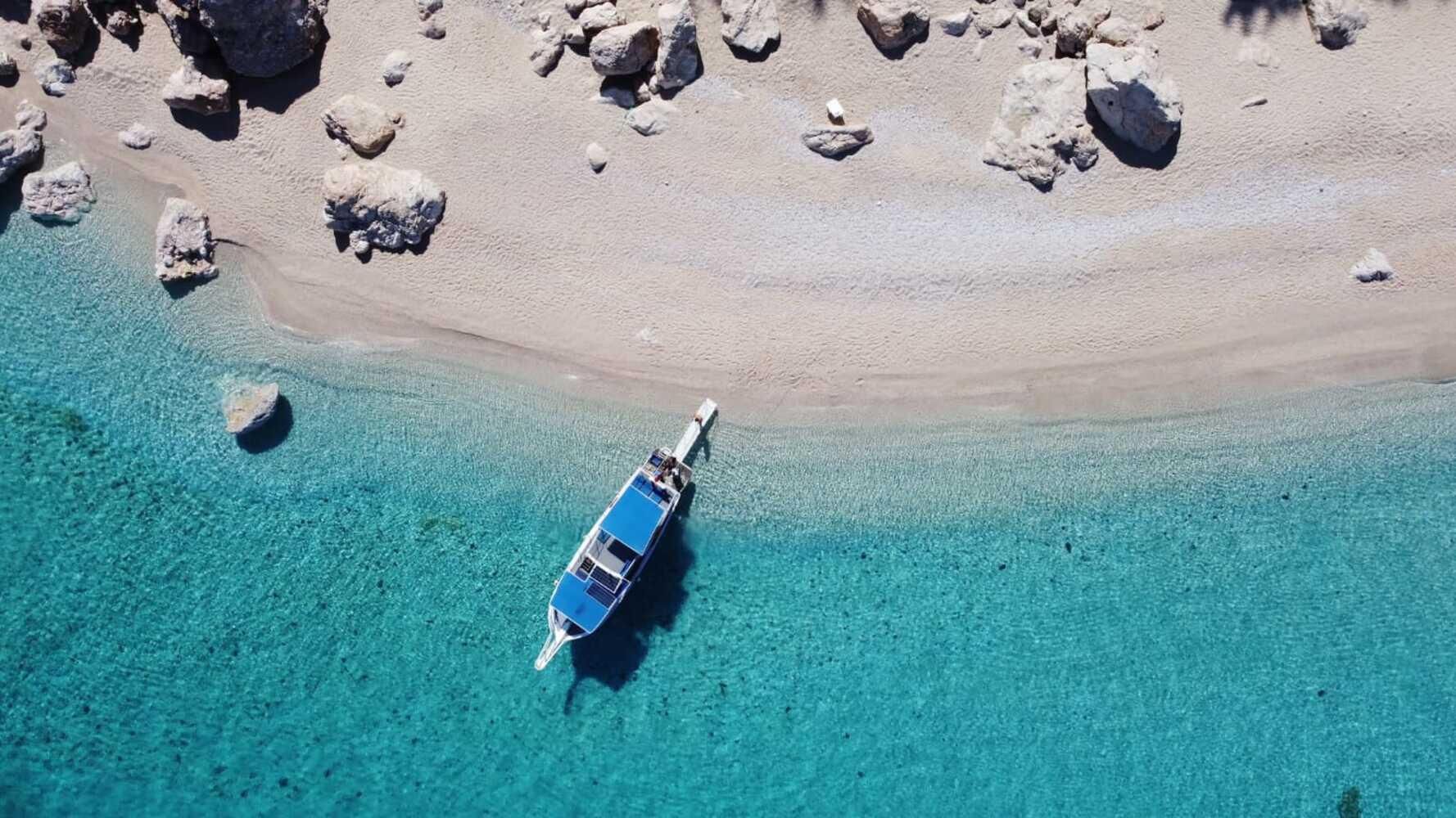 Antalya/Kemer: Adrasan Porto Genoese Bootsfahrt mit Schlammbädern