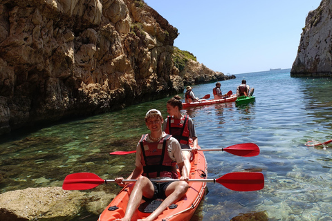 Gozo: 1 Hour Kayak plus +Cave Tour + Drop off Blue Lagoon Gozo: 1 Hour Kayak + Cave Tour + Blue Lagoon Drop off