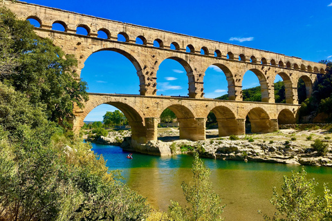 Sigue el acueducto romano (Nîmes Uzès Pont du Gard)