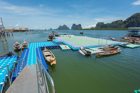 Khao Lak: Excursión a la isla de James Bond y piragüismo en barco de cola larga