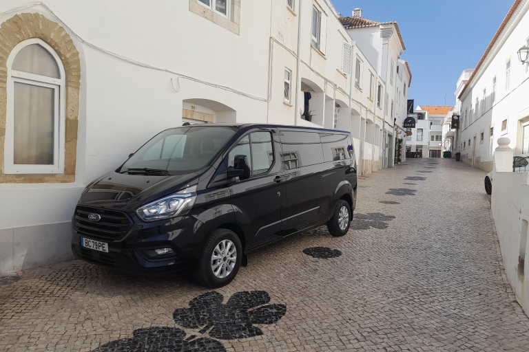 Privétransfer van Algarve naar Lissabon per minibus