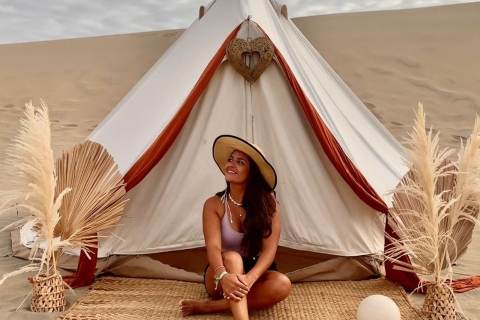 From Ica or Huacachina: Glamping in the Ica Desert 2D/1N Glamping in the Ica Desert 2D/1N - Private Service