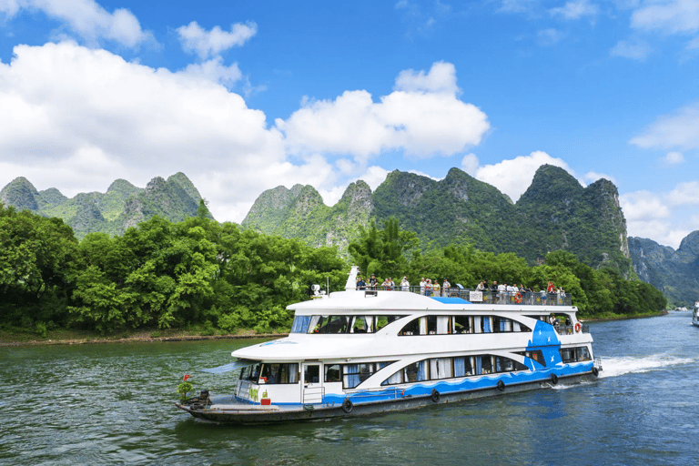 Crociera sul fiume Li con tour della campagna di YangshuoFiume Li: crociera privata di un giorno nella campagna di Yangshuo