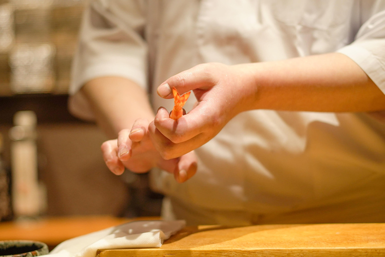 Hochwertiges Sushi &amp; Tempura-Essen in Ginza