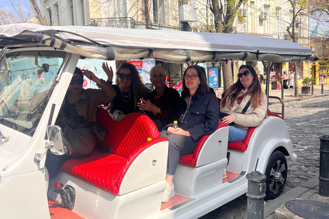 Tbilisi: tour met elektrische auto en kabelbaan met gids