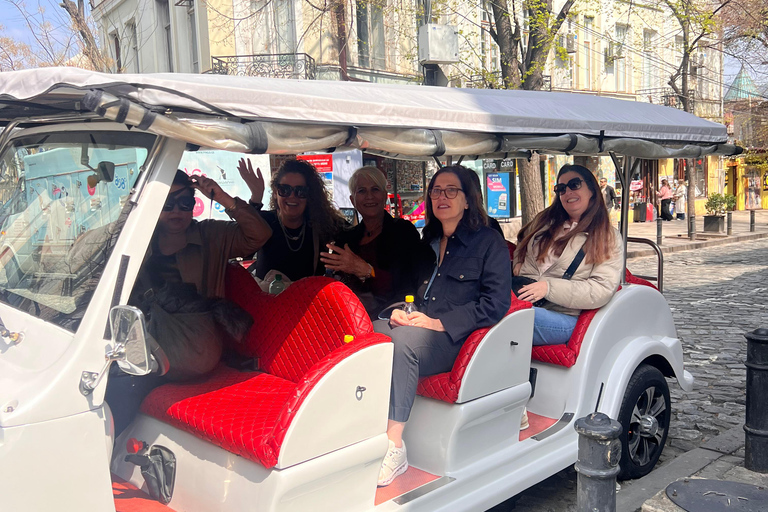 Tbilisi: tour met elektrische auto en kabelbaan met gids