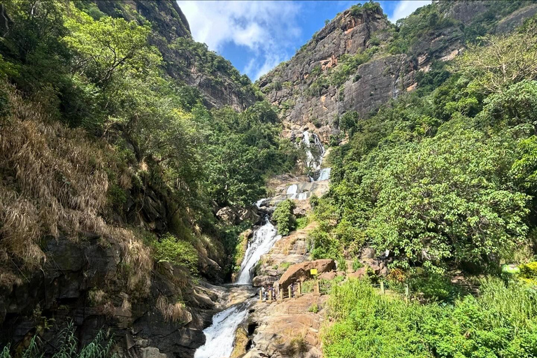 From Hikkaduwa/Galle/Mirissa : Waterfall & Tea Factory Tour