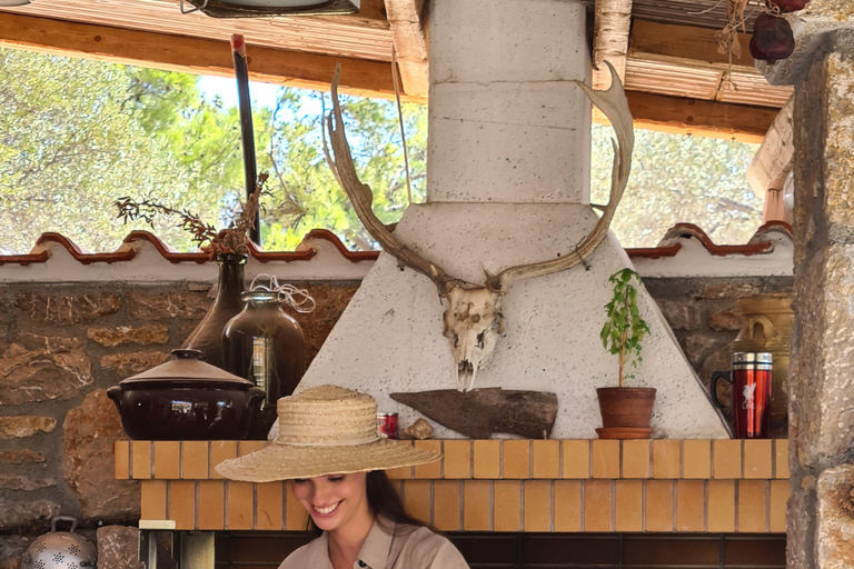 Rhodes: 1952 Farmhouse Cooking & Lunch with Unlimited Wine Rhodes: Cooking Class & Lunch at a traditional Farmhouse