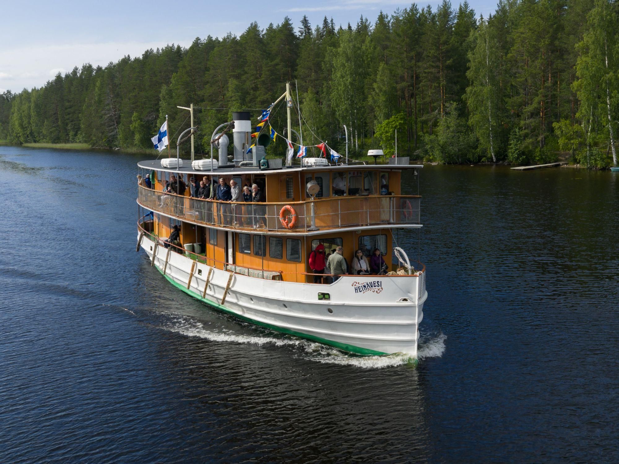 Von Savonlinna nach Kuopio: Heinävesi-Grachtenfahrt – MS Heinävesi