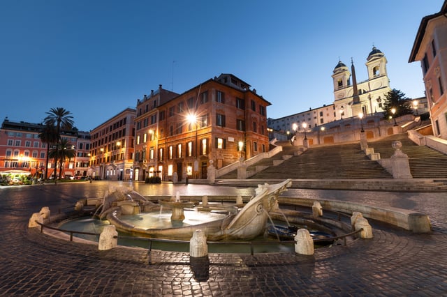 Rome : Visite nocturne de la ville en voiturette de golf