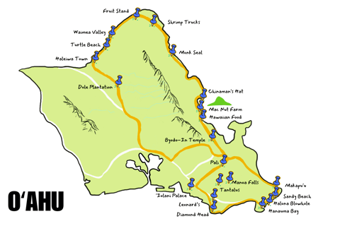 Oahu: Wycieczka prywatna Waikiki - Pełny krąg wysp - Możliwość dostosowania
