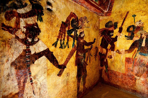 Palenque: Yaxchilan & Bonampak with Motorboat Ride and Meals Palenque: Yaxchilán and Bonampak with Boat Ride and Meals