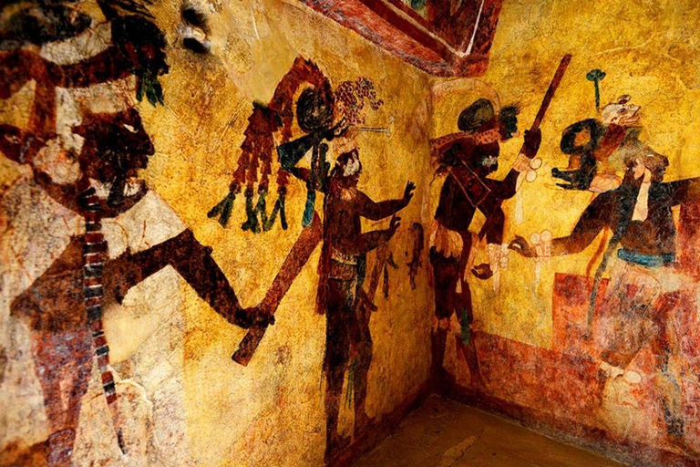 Palenque: Yaxchilan & Bonampak with Motorboat Ride and Meals Palenque: Yaxchilán and Bonampak with Boat Ride and Meals