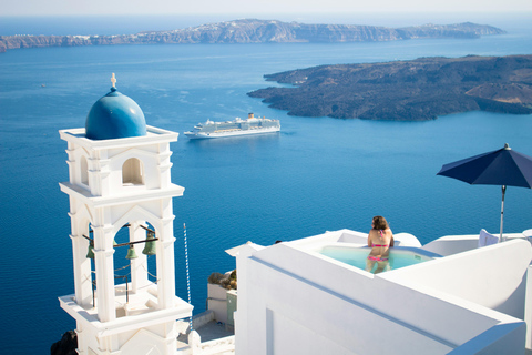 Santorini Panorama: excursão a pé particular de 3 horasGrupo privado médio