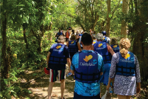 Damajagua: Aventura em tirolesa e cachoeira com almoço