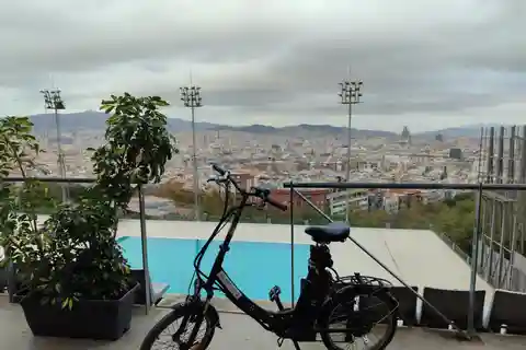 Barcelona: Recorrido en eBike por Montjuic, vistas panorámicas y tapas