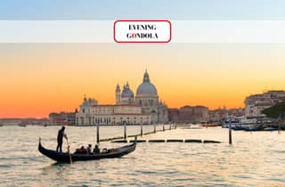 Venedig: Abendliche Gondelfahrt auf dem Canal Grande